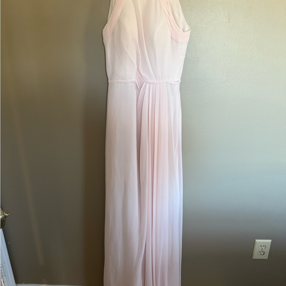Light Pink Sleeveless Maxi Dress